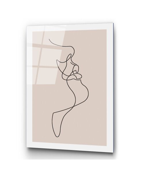 Impression sur verre Dessin multicolore - 30x45 cm