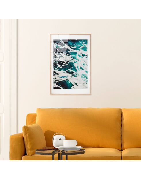 Impression sur verre Mer multicolore - 30x45 cm