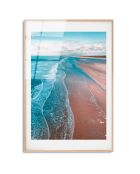 Impression sur verre Plage multicolore - 30x45 cm