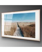 Mehrfarbiger Strandglasdruck - 30x45 cm