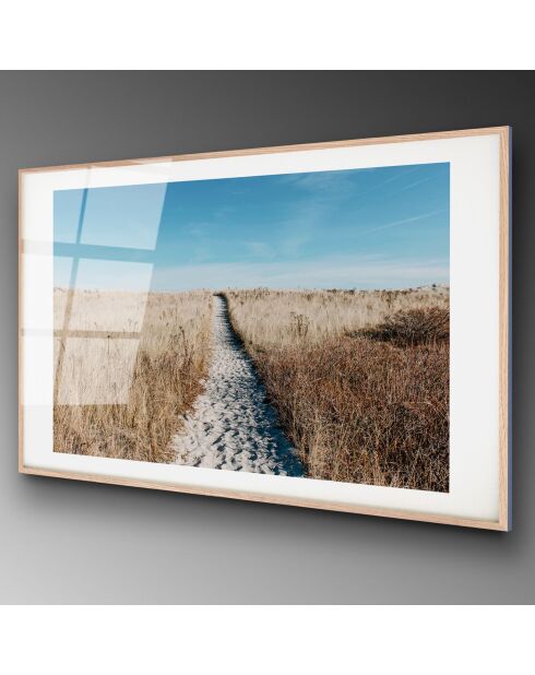 Mehrfarbiger Strandglasdruck - 30x45 cm