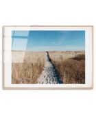 Mehrfarbiger Strandglasdruck - 30x45 cm
