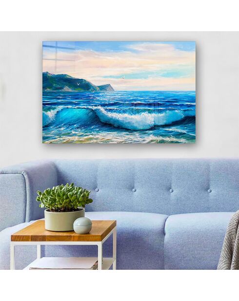 Impression sur verre Tableau  multicolore