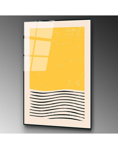 Glasdruck Mehrfarbige Formen - 45x65 cm