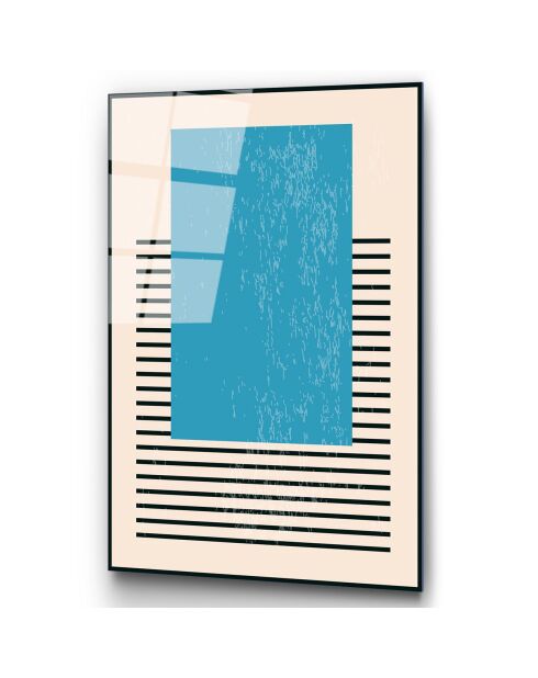 Glasdruck Mehrfarbige Formen - 45x65 cm