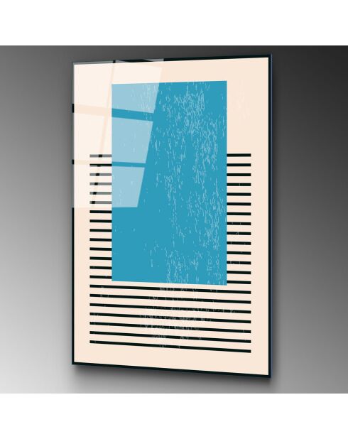Glasdruck Mehrfarbige Formen - 45x65 cm