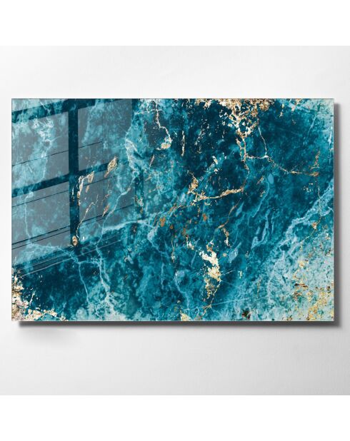 Impression sur verre Abstrait multicolore - 70x100 cm