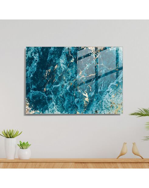 Impression sur verre Abstrait multicolore - 70x100 cm