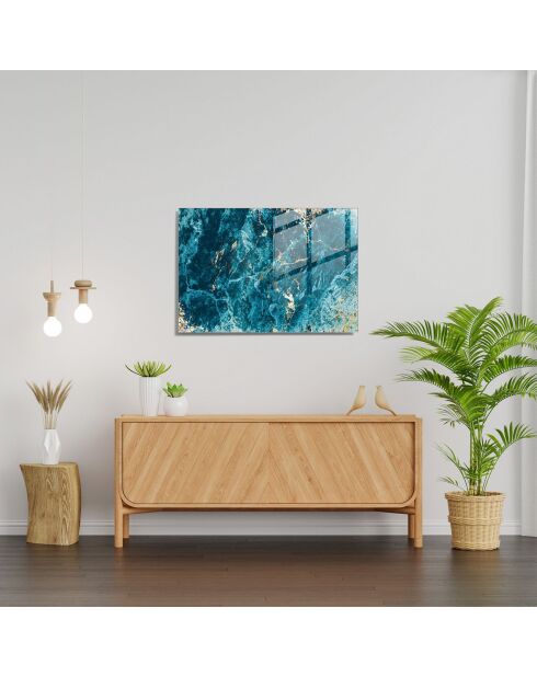 Impression sur verre Abstrait multicolore - 70x100 cm