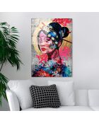 Impression sur verre Pop art multicolore - 70x100 cm