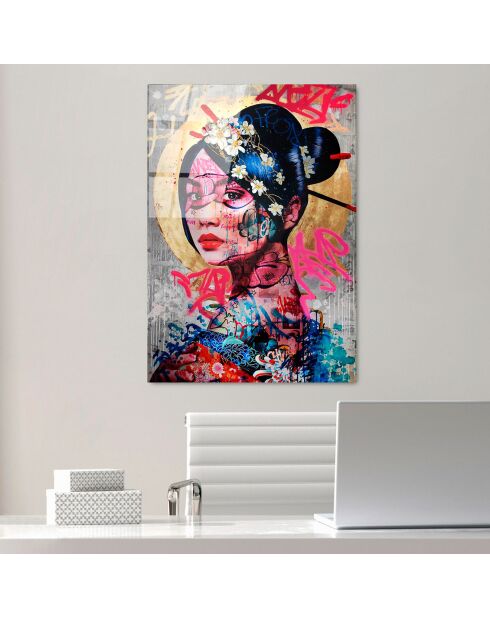 Impression sur verre Pop art multicolore - 70x100 cm