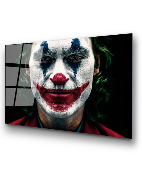 Lámina Joker multicolor en cristal - 70x100 cm