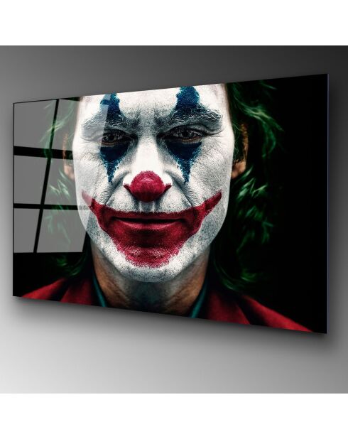 Lámina Joker multicolor en cristal - 70x100 cm