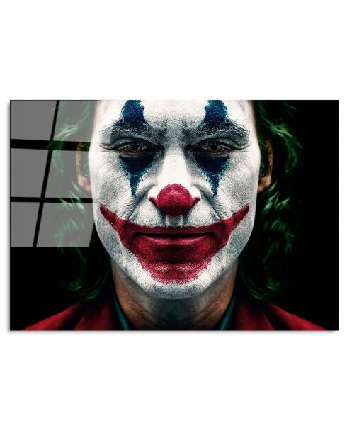Lámina Joker multicolor en cristal - 70x100 cm