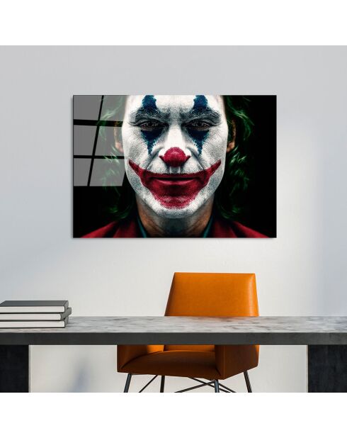 Lámina Joker multicolor en cristal - 70x100 cm