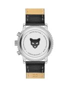 Montre Femme Quartz Multifonction en Cuir Prague noire