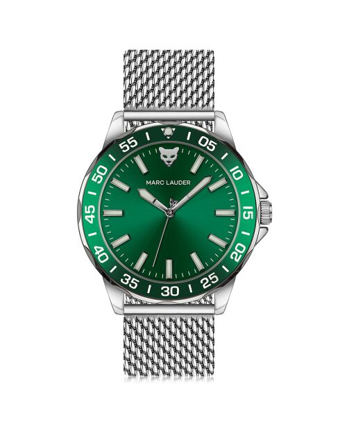 Montre Homme Quartz en Acier Vilnius argentée