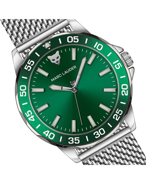 Montre Homme Quartz en Acier Vilnius argentée
