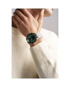 Montre Homme Quartz en Acier Vilnius argentée