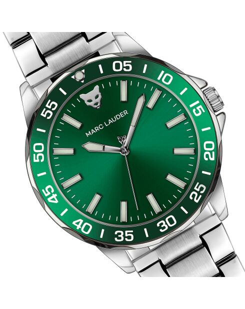 Montre Homme Quartz en Acier Vilnius argentée