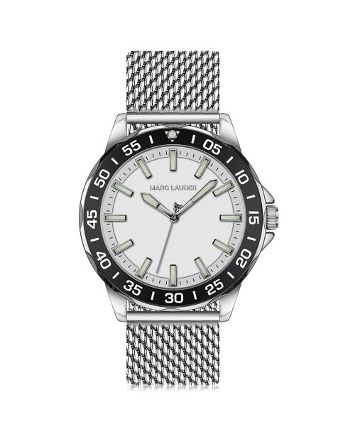 Montre Homme Quartz en Acier Munich argentée