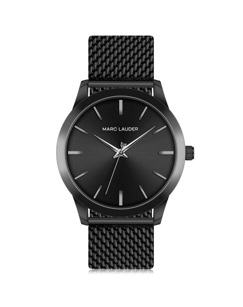 Montre Homme Quartz en Acier Perth noire