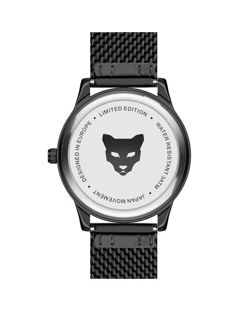 Montre Homme Quartz en Acier Perth noire