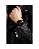 Montre Homme Quartz Multifonction en Acier London noire