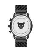 Montre Homme Quartz Multifonction en Acier London noire