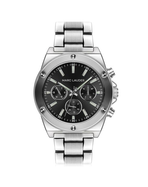 Montre Homme Quartz en Acier Mykonos argentée