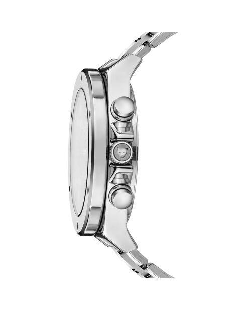 Montre Homme Quartz en Acier Mykonos argentée
