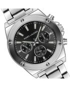 Montre Homme Quartz en Acier Mykonos argentée