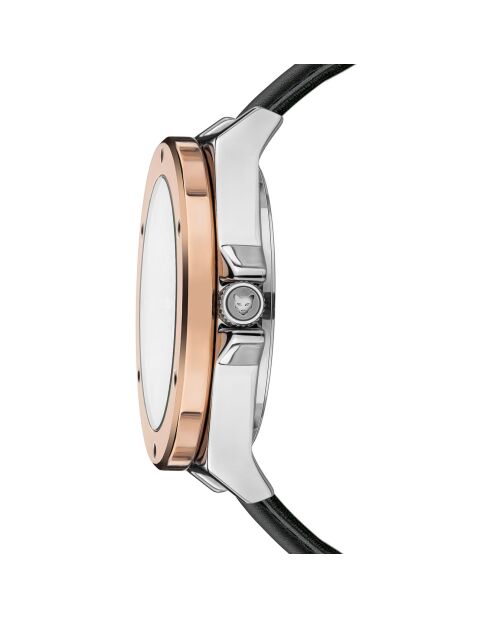 Montre Homme Quartz en Cuir Berlin noire