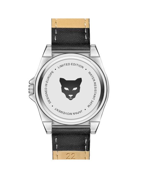 Montre Homme Quartz en Cuir Berlin noire