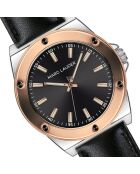 Montre Homme Quartz en Cuir Berlin noire