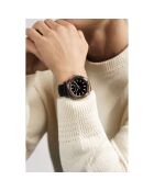 Montre Homme Quartz en Cuir Berlin noire
