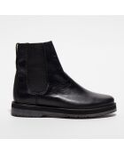 Chelsea Boots en Cuir Léa noires