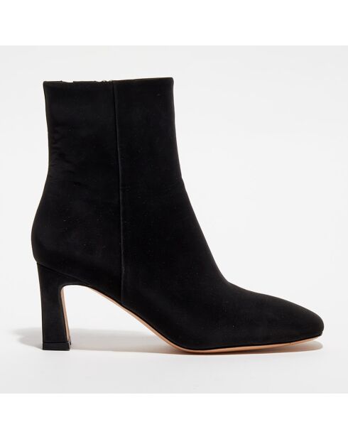 Bottines en Cuir Darcy noires - Talon 7 cm