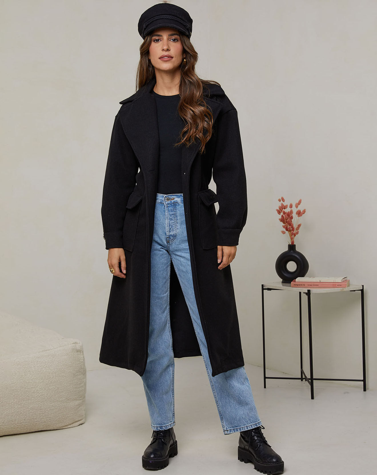 Manteau Lola noir - Vente priv?�e Le Comptoir du Manteau - BazarChic