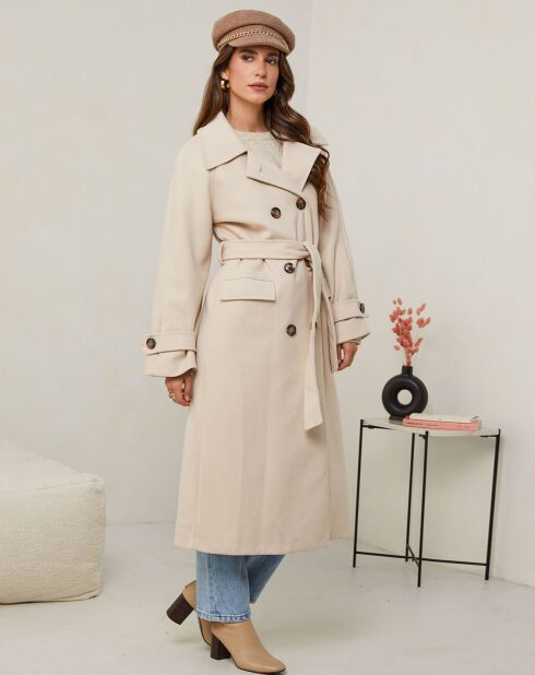 Manteau Marion écru