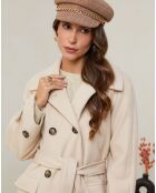 Manteau Marion écru
