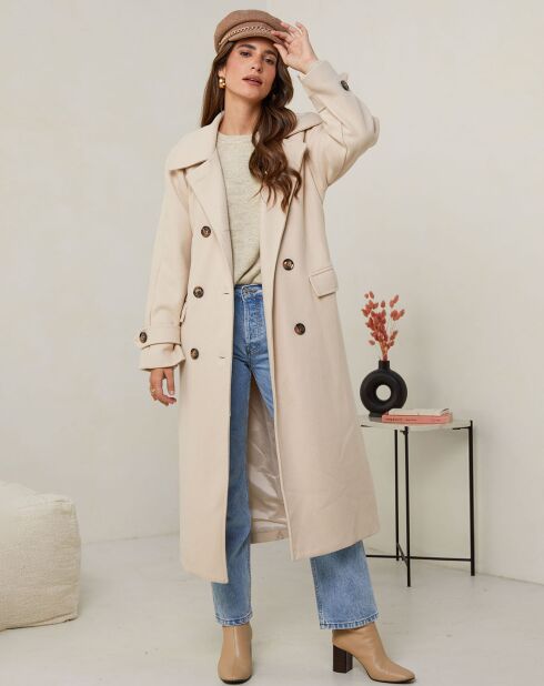 Manteau Marion écru