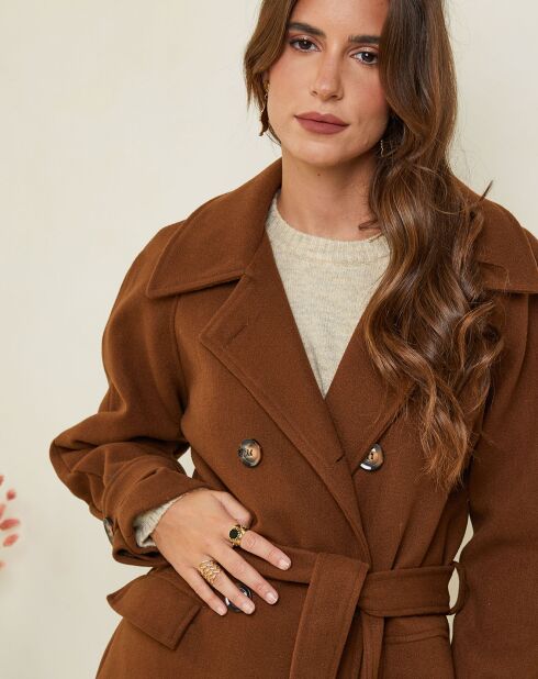 Manteau Marion chocolat