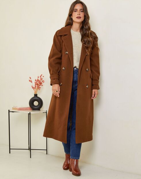 Manteau Marion chocolat