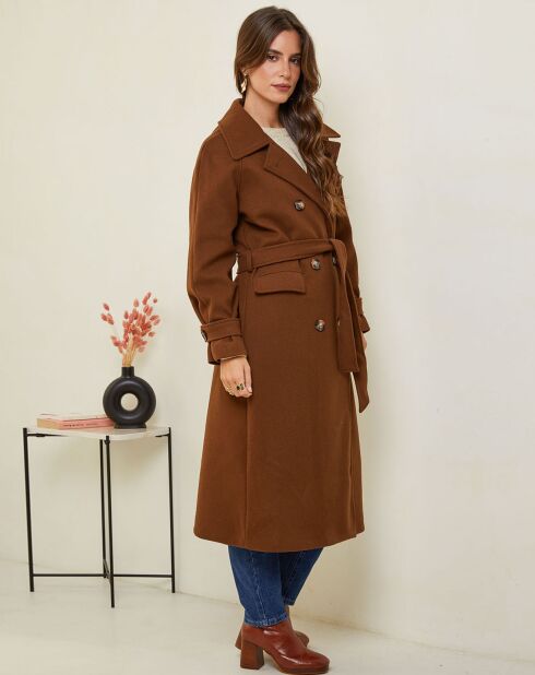 Manteau Marion chocolat