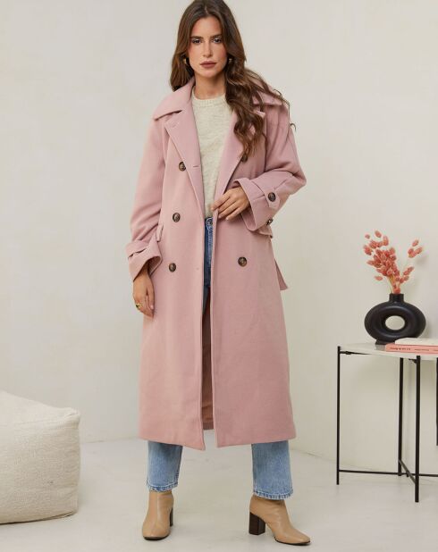 Manteau Marion rose