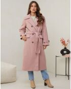 Manteau Marion rose