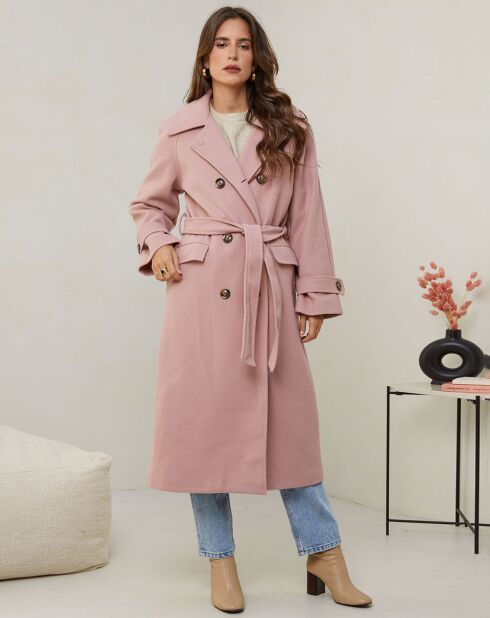 Manteau Marion rose