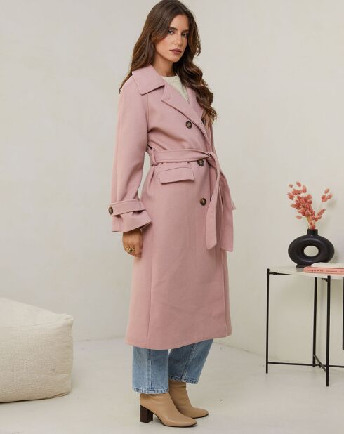 Manteau Marion rose
