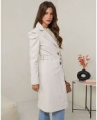 Manteau Zoé écru